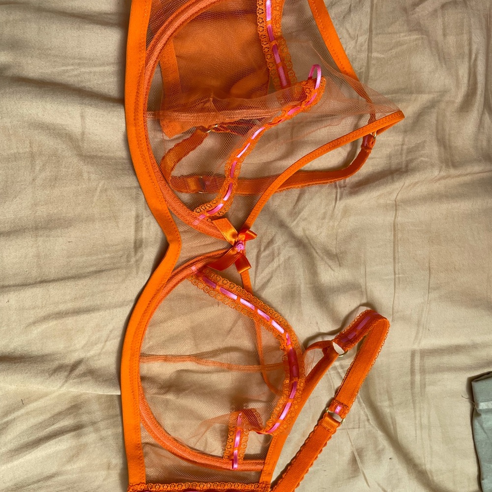 Agent provocateur new with tags orange bra 36E